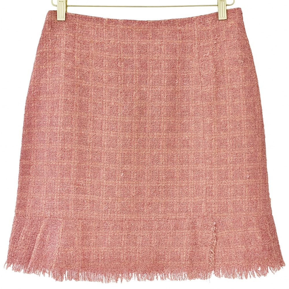 Pink Tweed Skirt